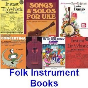 Folk Instrument books Minstrels Music